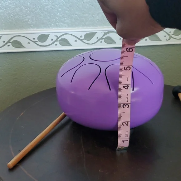 🎉Host Pick🎉🎉 NEW Purple Tongue Drum with 2 mallets New purchase w/o tags - Picture 6 of 7